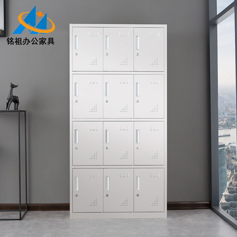 不锈钢十二门储物柜