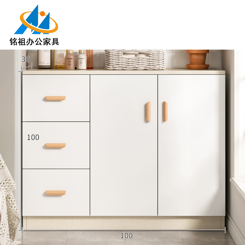 两门三斗木质文件柜