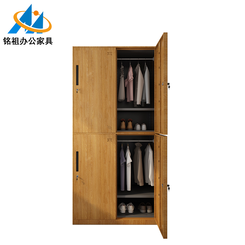 咖白四门衣柜