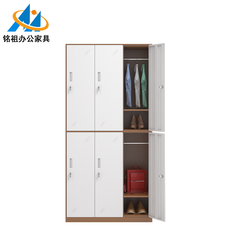 咖白六门衣柜